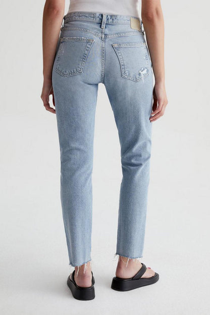 Trina Turk AG Women's Ex-Boyfriend Slim Slouchy Light Blue Jean