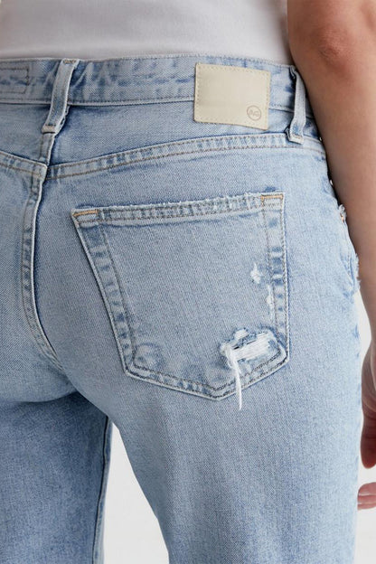 Trina Turk AG Women's Ex-Boyfriend Slim Slouchy Light Blue Jean