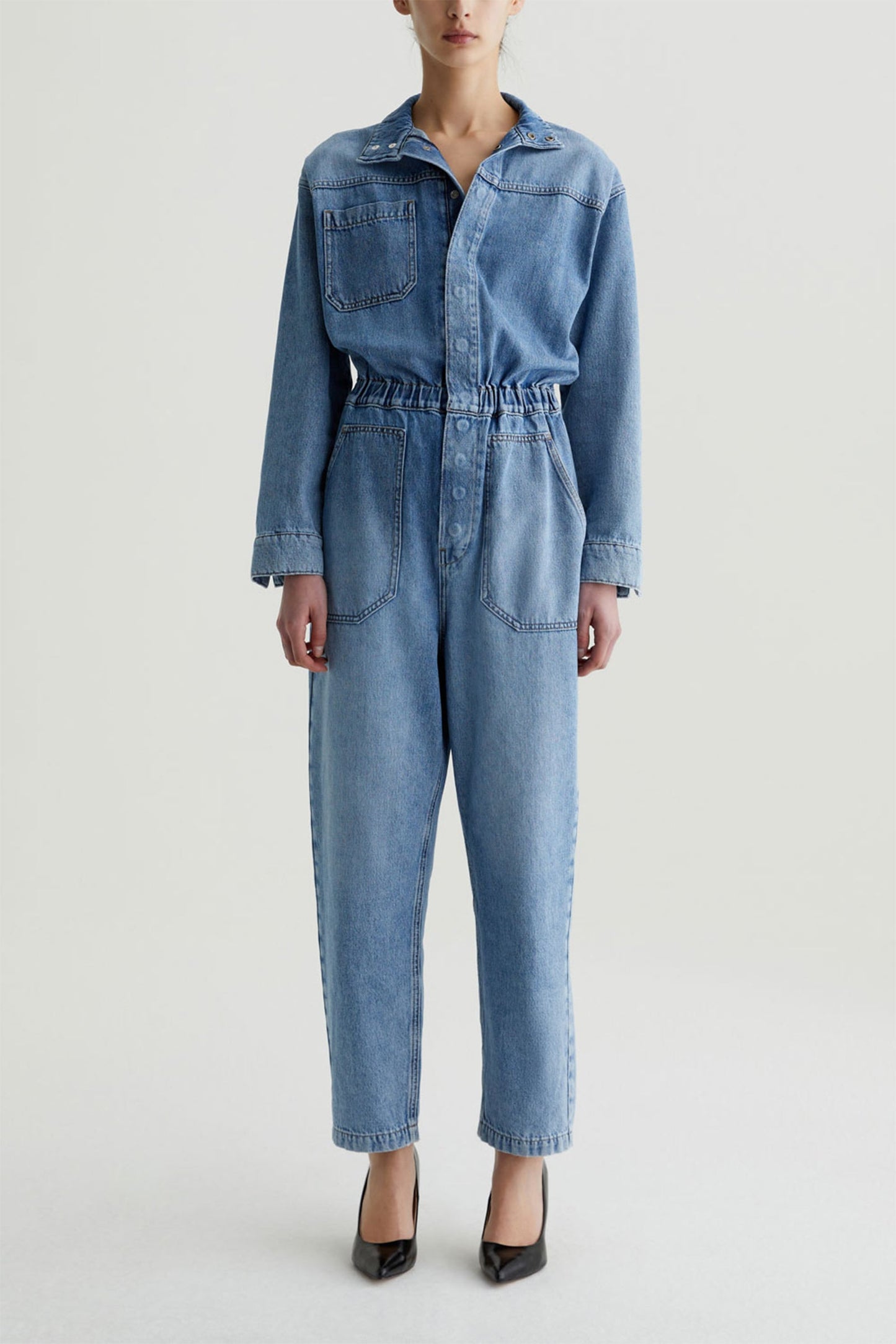 Trina Turk AG NITA DENIM JUMPSUIT