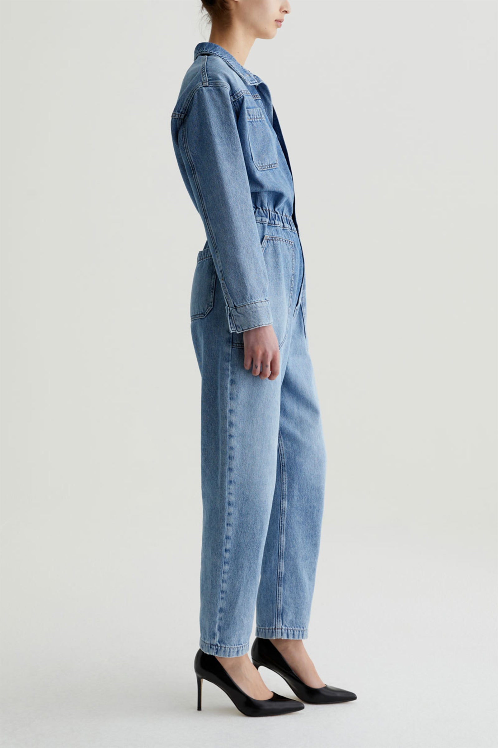 Trina Turk AG NITA DENIM JUMPSUIT