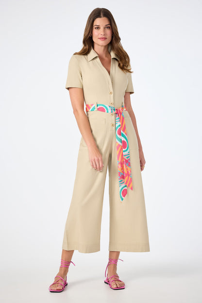 Trina Turk J'Adore V-Neck Jumpsuit