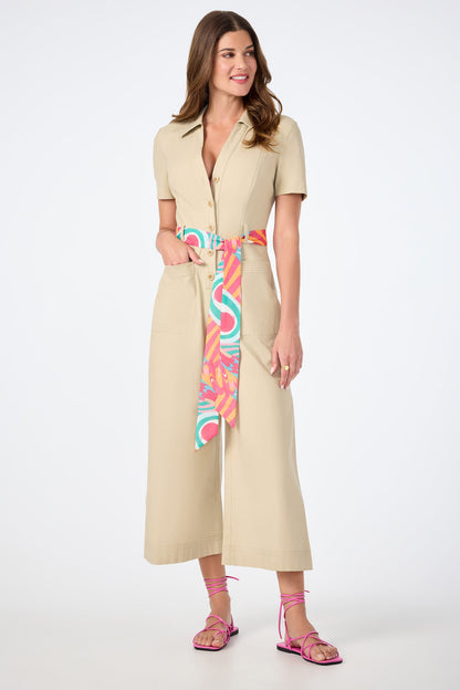 Trina Turk J'Adore V-Neck Jumpsuit