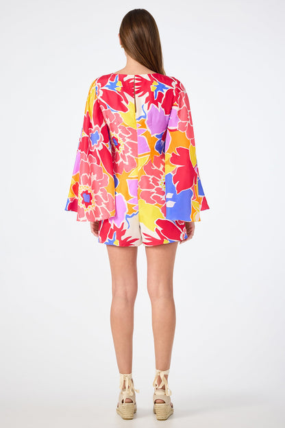 Trina Turk Miera V-Neck Romper