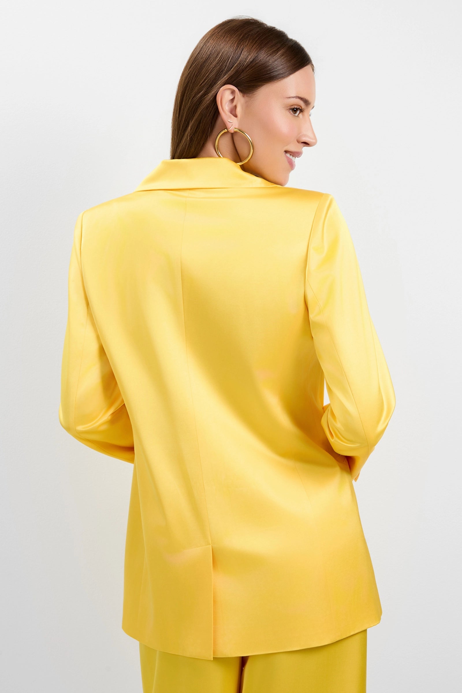Trina Turk Giardino Satin Blazer