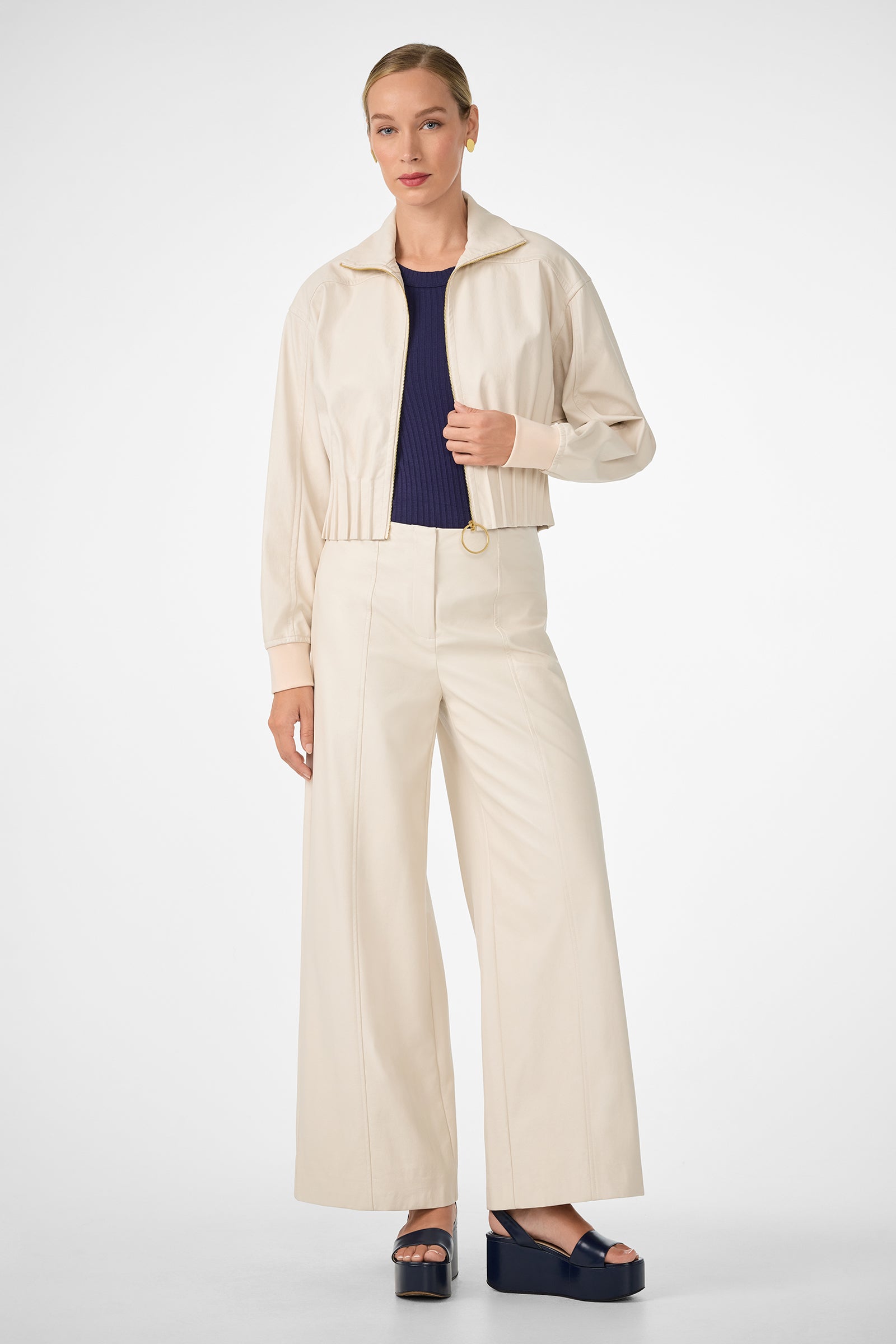 Trina Turk Outrun Leatherette Jacket