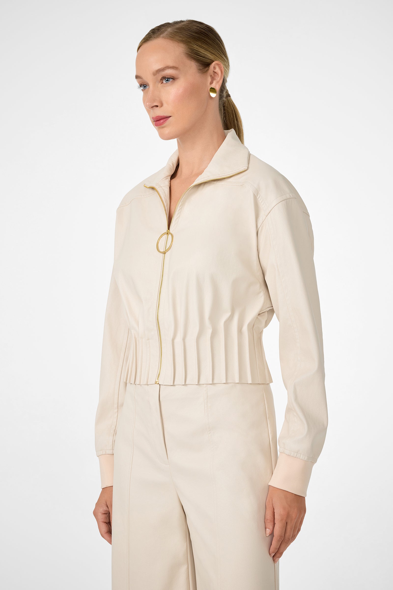 Trina Turk Outrun Leatherette Jacket