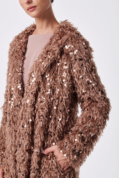 Trina Turk Anna Faux Fur Coat