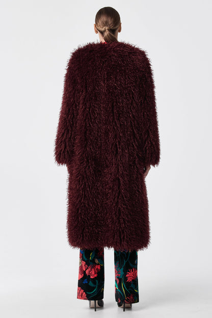 Trina Turk Gladis Faux Fur Coat