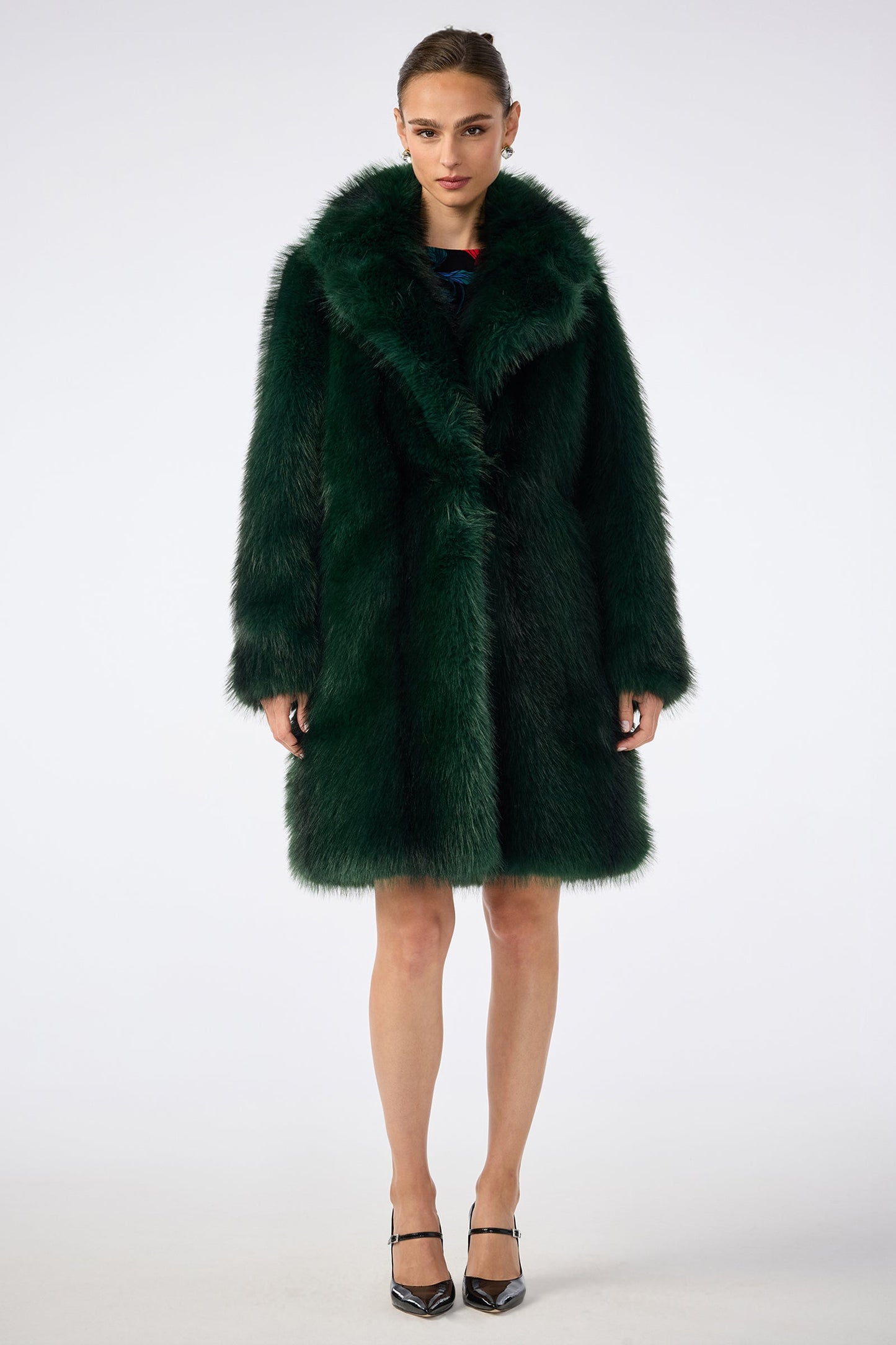 Trina Turk Dayos Faux Fur Coat