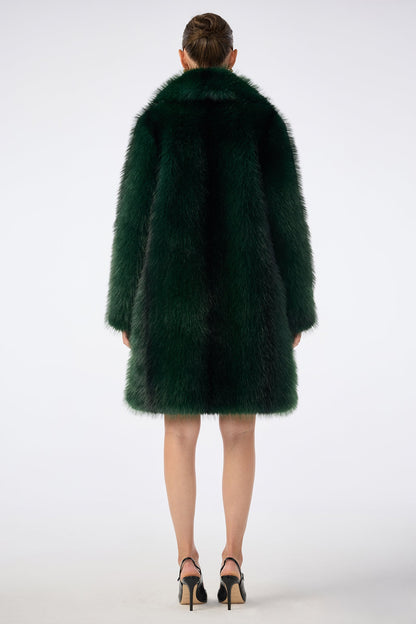 Trina Turk Dayos Faux Fur Coat