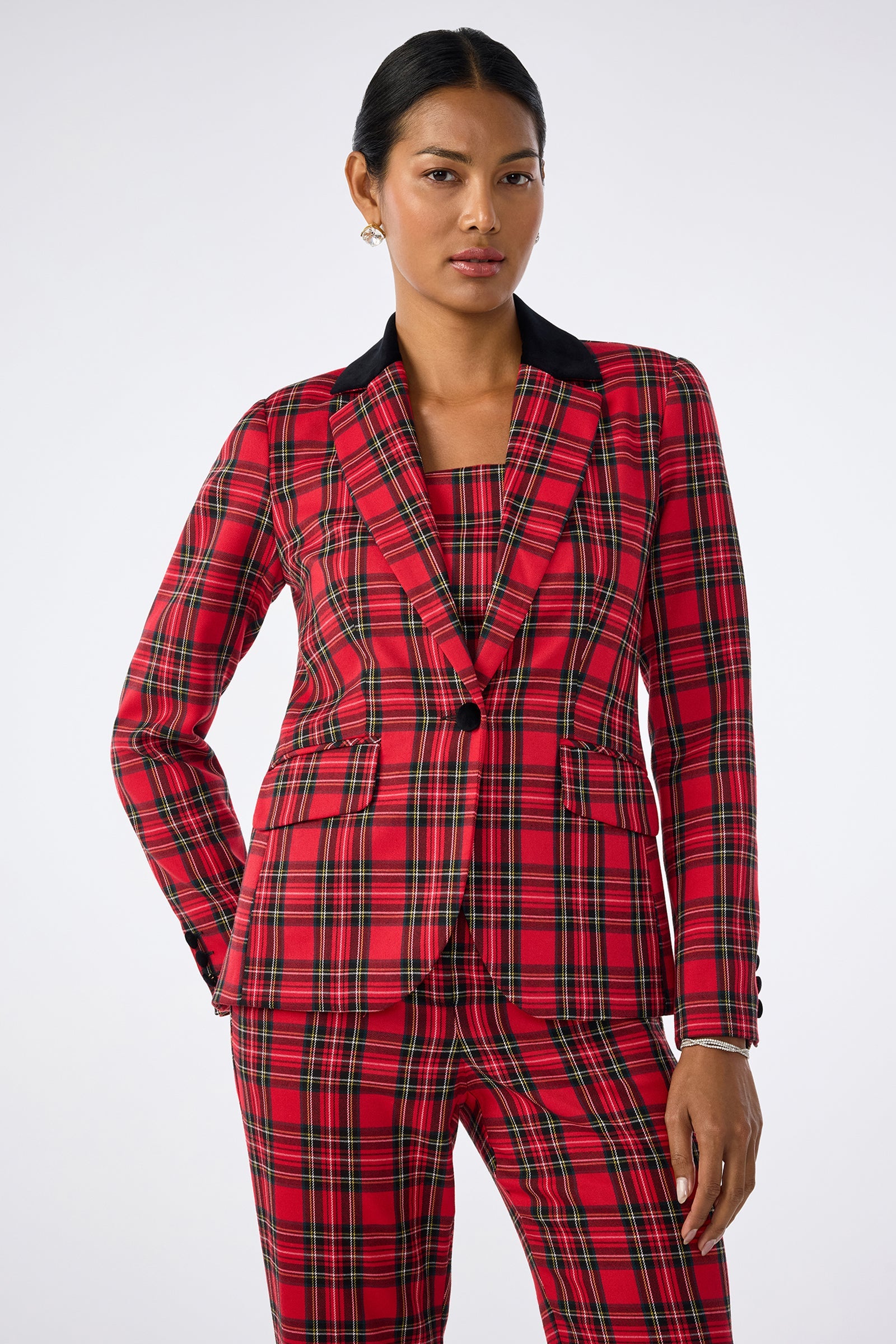 Trina Turk Revolution Tartan Jacket