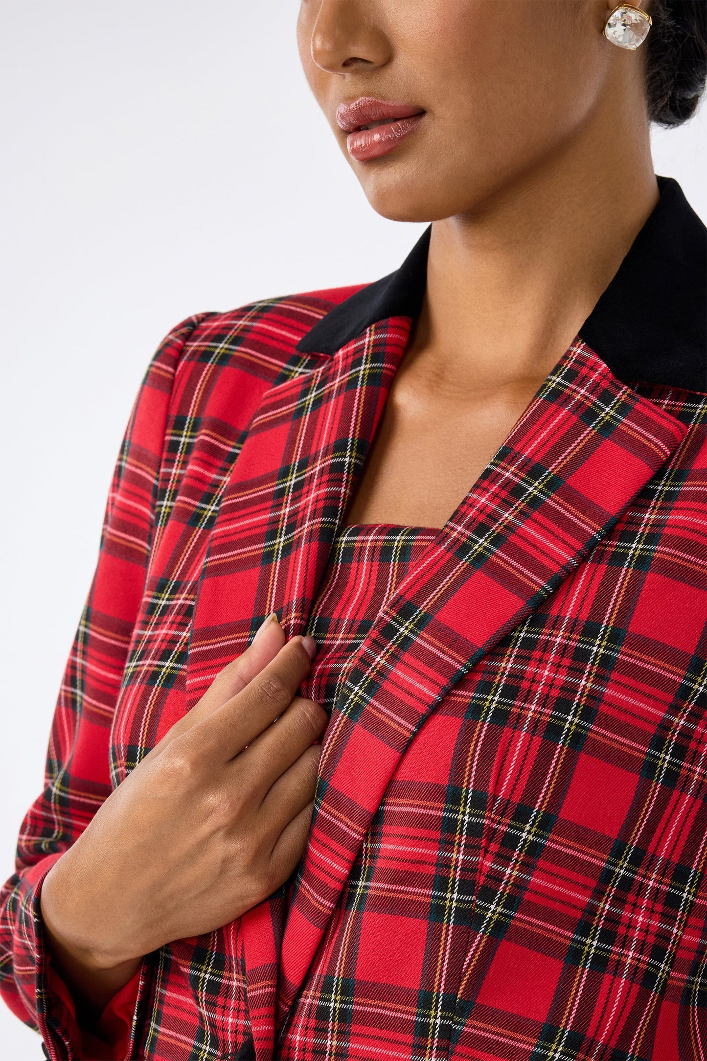 Trina Turk Revolution Tartan Jacket