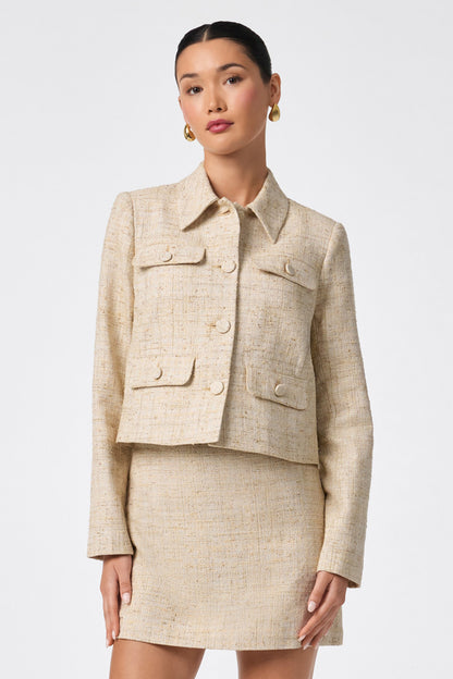 Trina Turk Bayonne Cropped Jacket