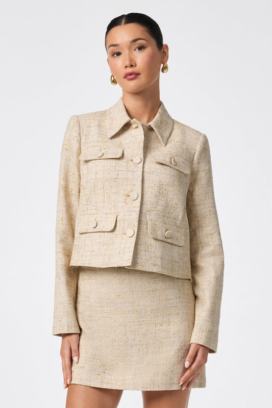 Trina Turk Bayonne Cropped Jacket