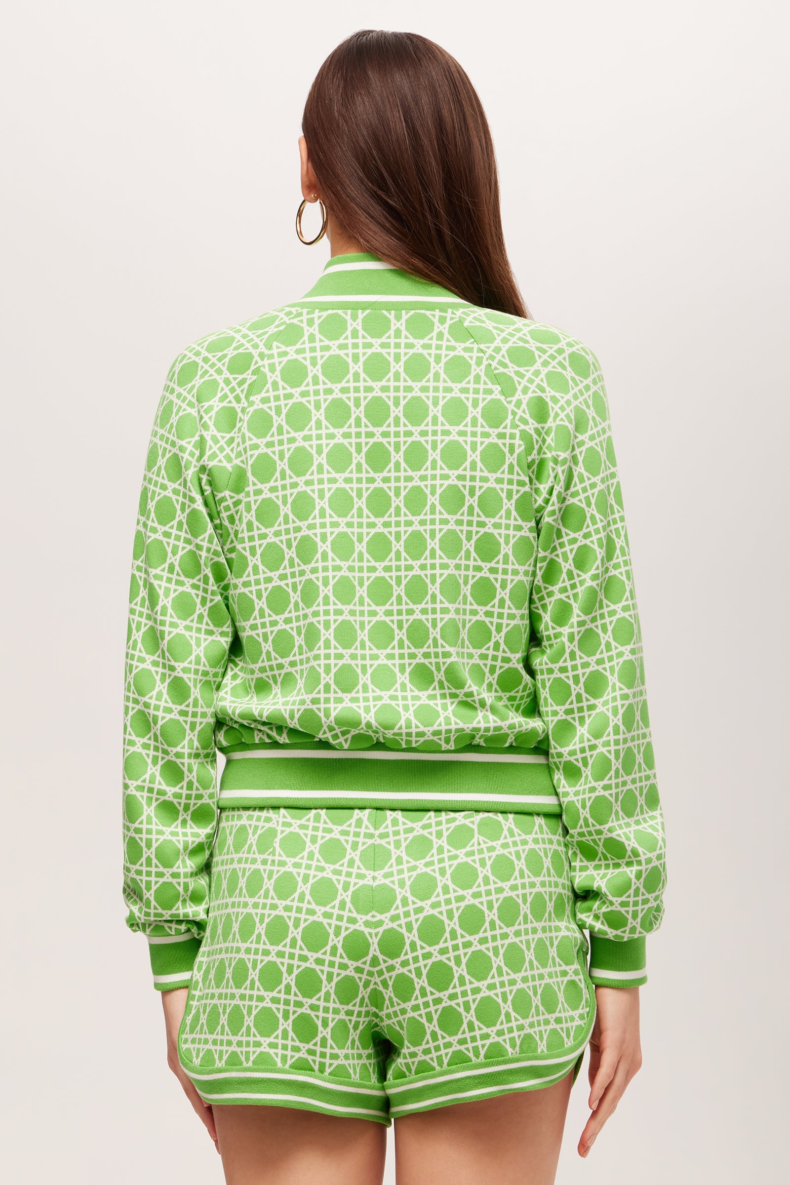 Trina Turk Kyle Zip-Up Bomber Jacket