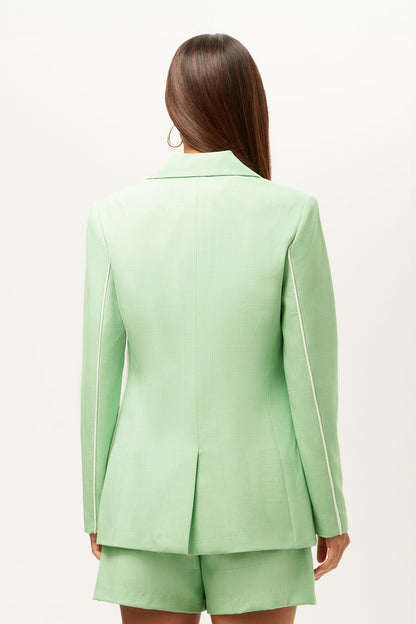 Trina Turk Alternates Blazer - Game Time Glen Plaid