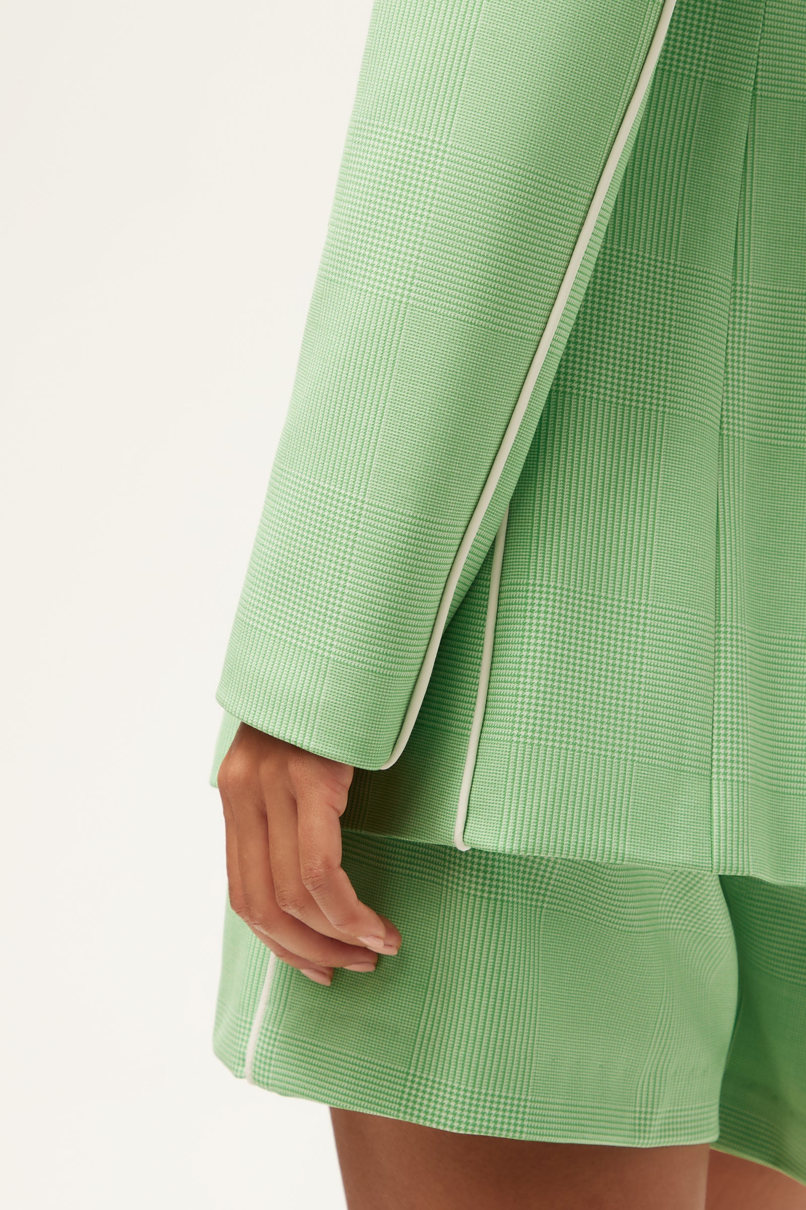 Trina Turk Alternates Blazer - Game Time Glen Plaid