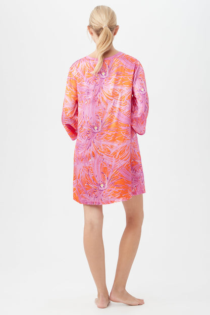 Trina Turk FUJI MUMS SILK SLEEPSHIRT