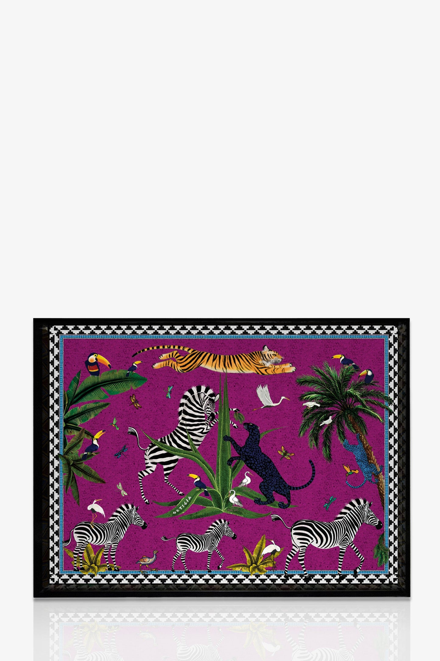 Trina Turk ORTIGIA FLYING TIGER SM TRAY