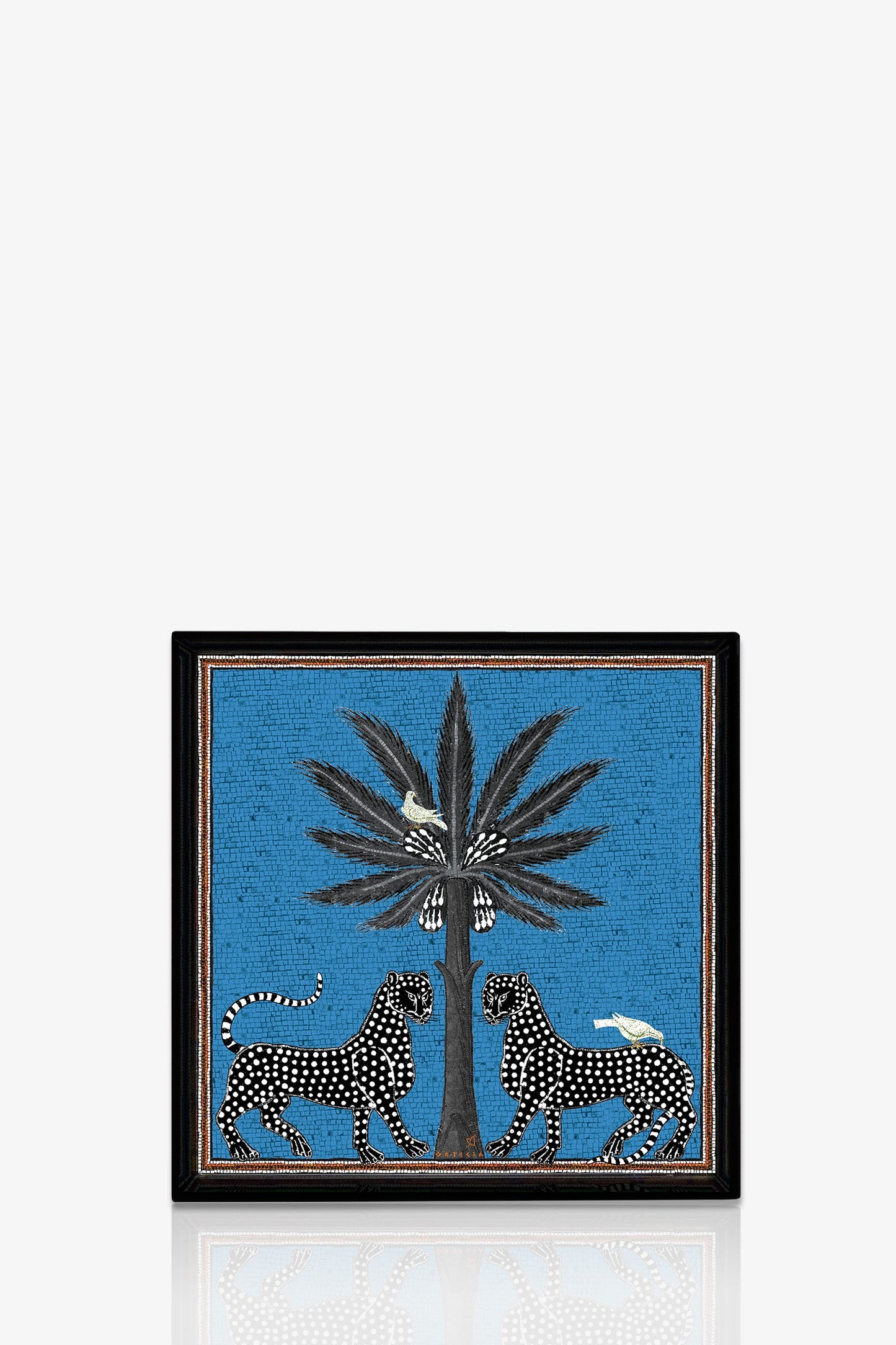 Trina Turk ORTIGIA BLUE SQ TRAY