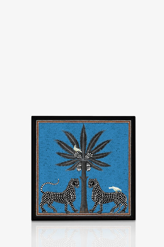 Trina Turk ORTIGIA BLUE SQ TRAY
