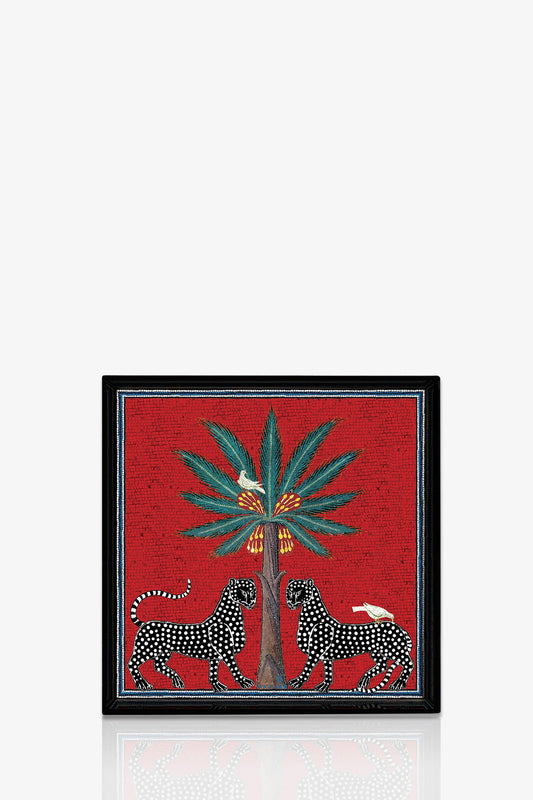 Trina Turk ORTIGIA RED SQ TRAY