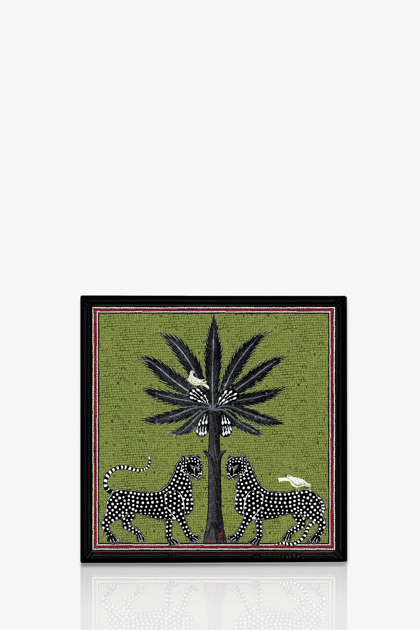 Trina Turk ORTIGIA GREEN SQ TRAY