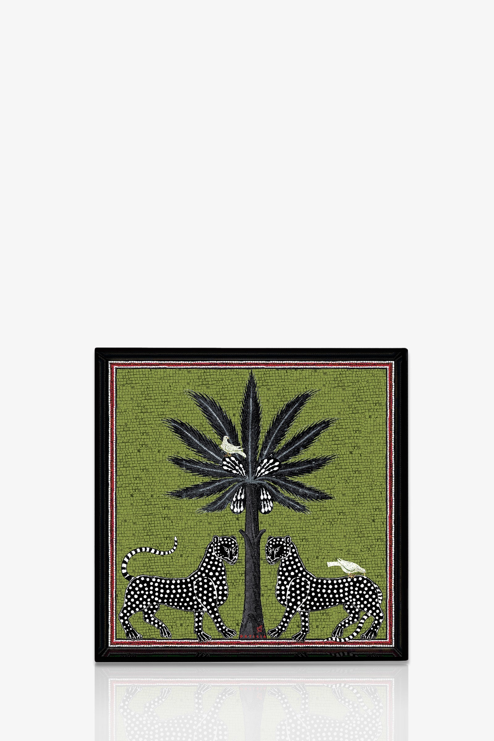 Trina Turk ORTIGIA GREEN SQ TRAY