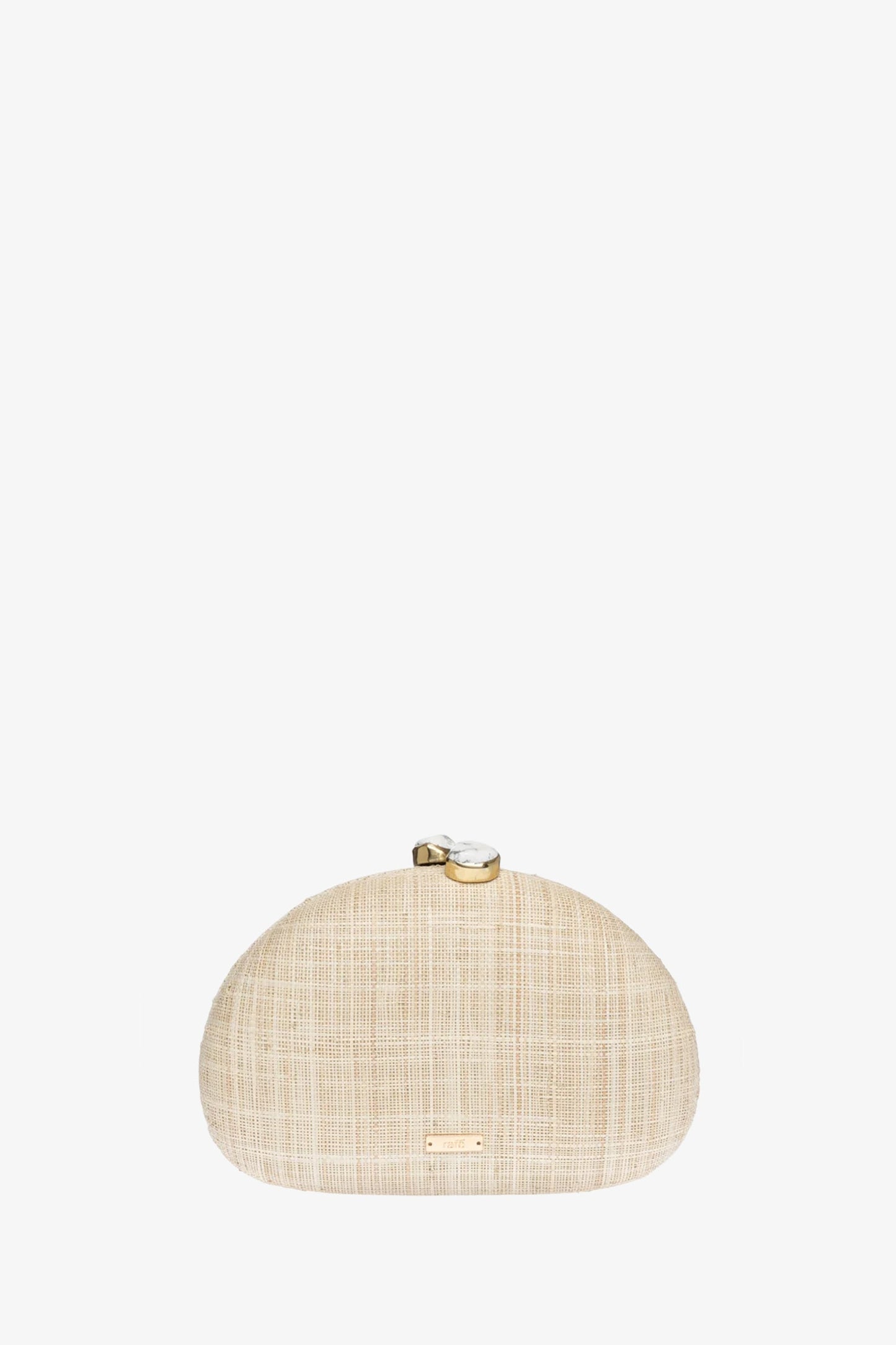 Trina Turk Berna Half Moon Lemon Clutch