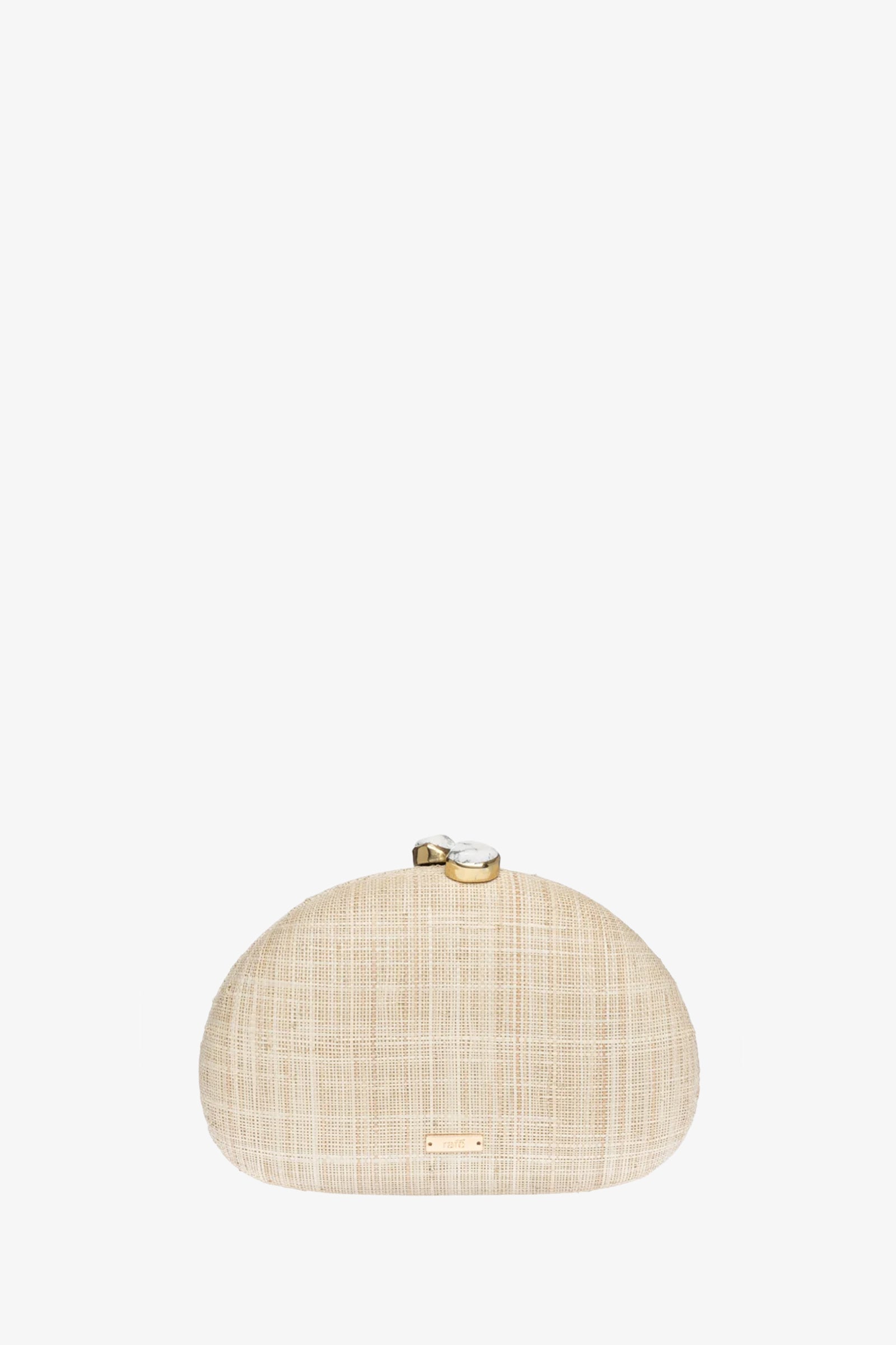 Trina Turk Berna Half Moon Lemon Clutch