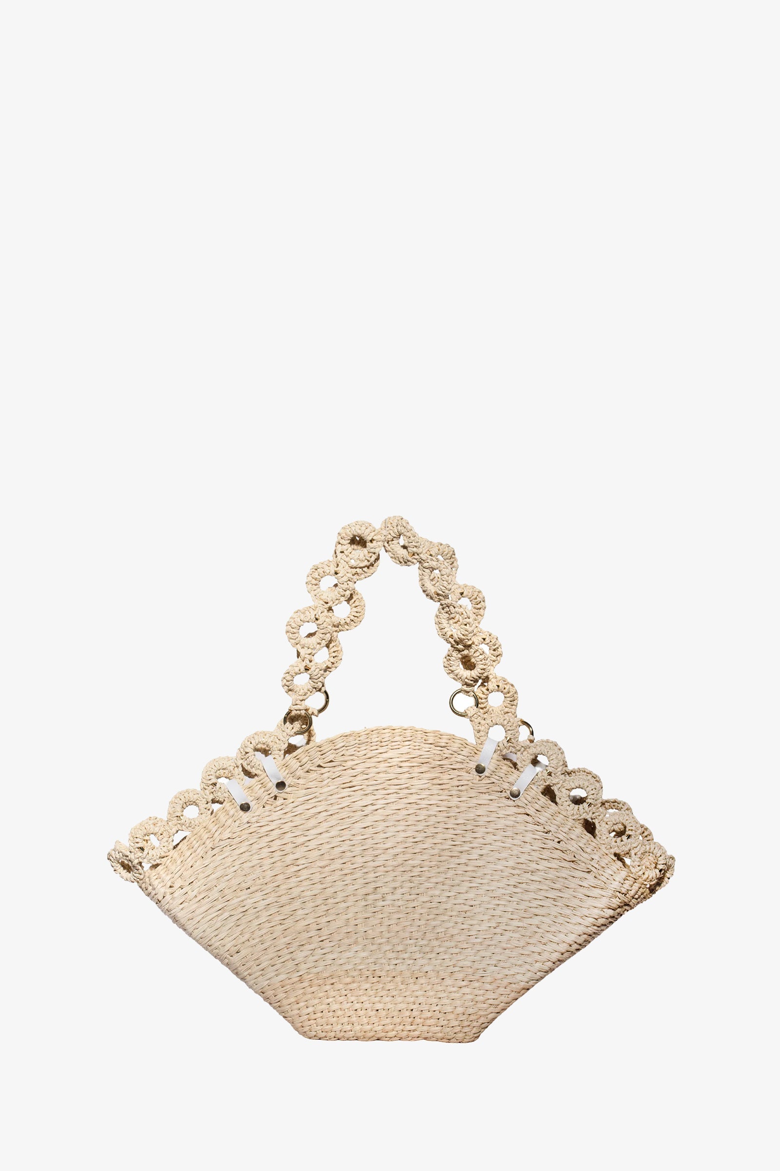 Trina Turk Thick Weave Maxi Basket Tote