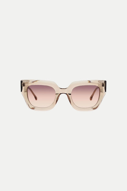 Trina Turk Sol Wide Frame Square Acetate Sunglasses