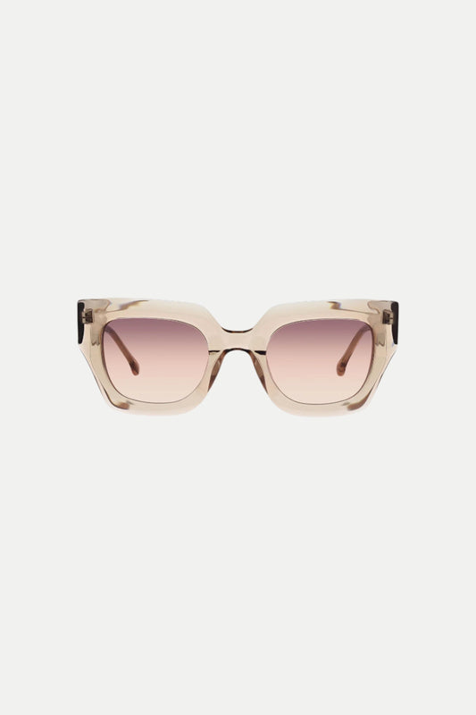 Trina Turk Sol Wide Frame Square Acetate Sunglasses