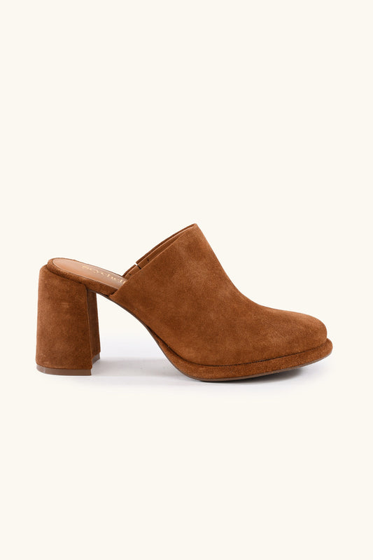 Trina Turk Honor Mule - Brown Suede