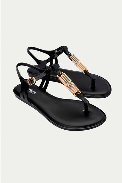 Trina Turk Melissa Solar Chic T-Strap Sandal - Black
