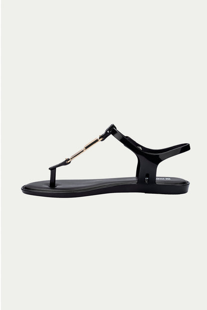 Trina Turk Melissa Solar Chic T-Strap Sandal - Black