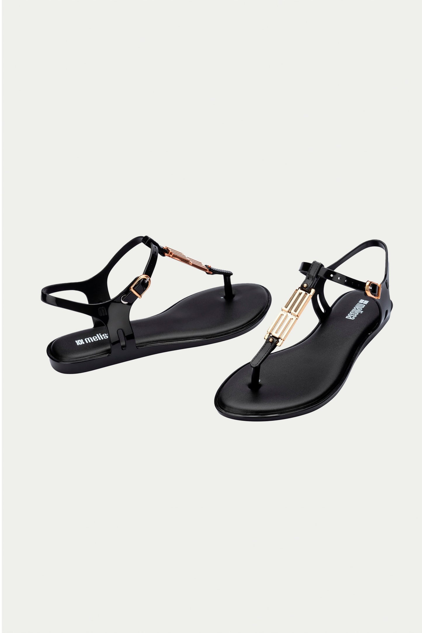 Trina Turk Melissa Solar Chic T-Strap Sandal - Black
