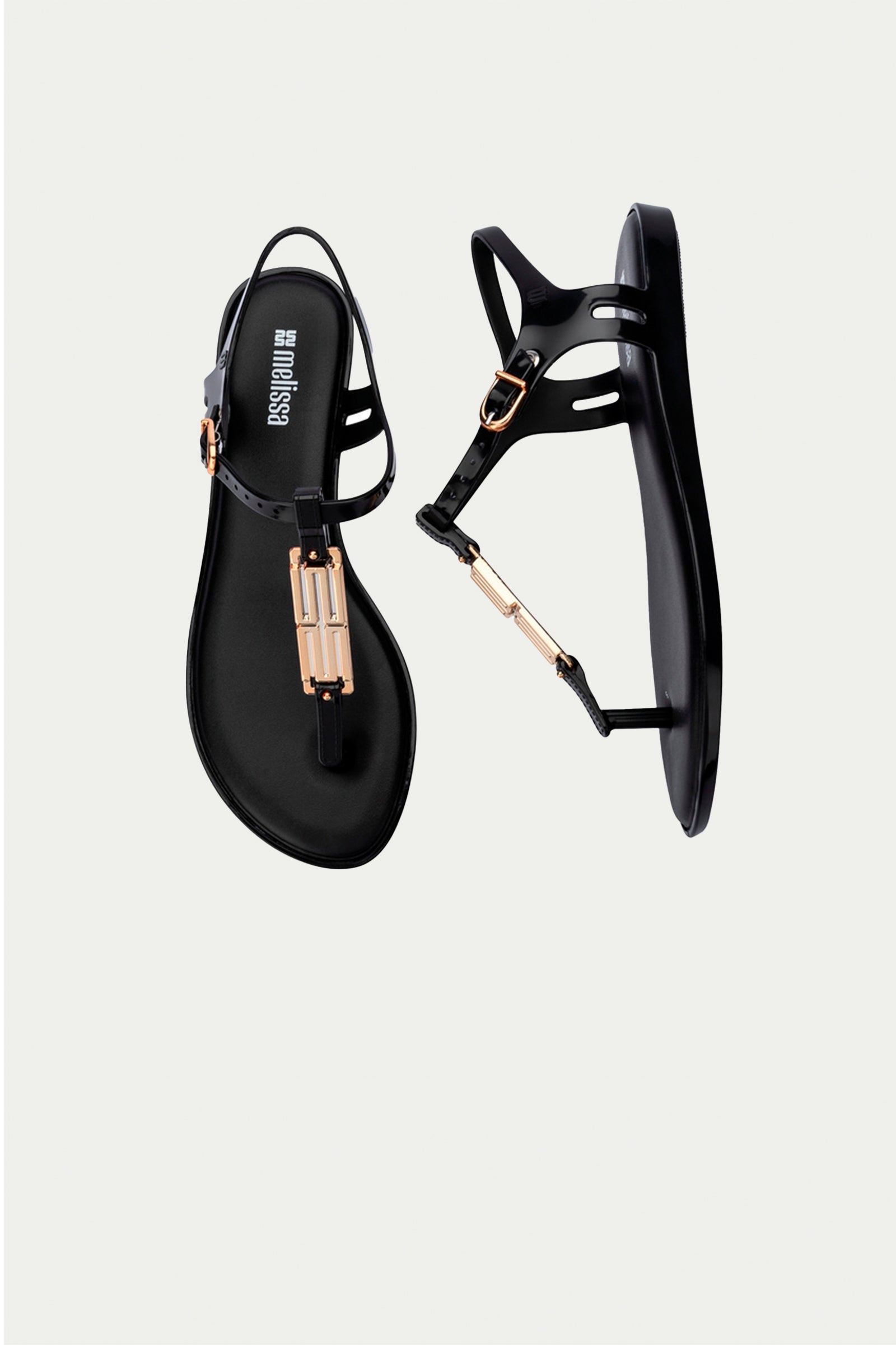 Trina Turk Melissa Solar Chic T-Strap Sandal - Black