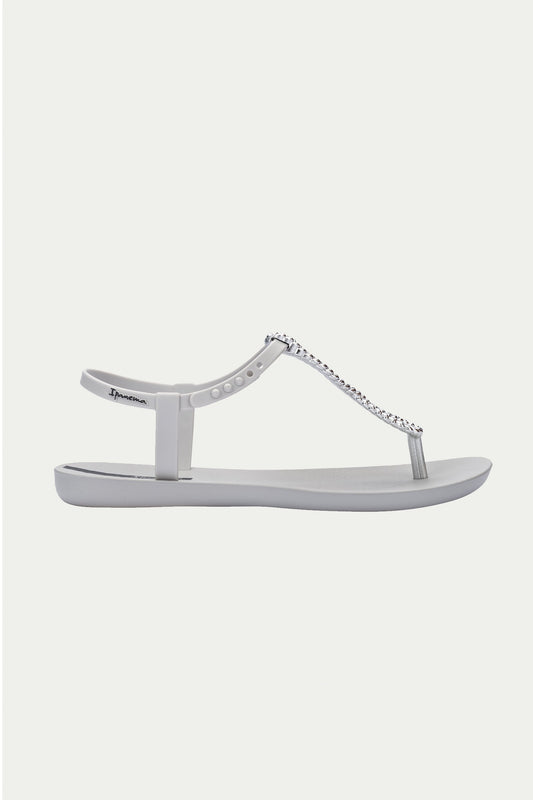 Trina Turk Ipanema Class Twist Sandal - Grey