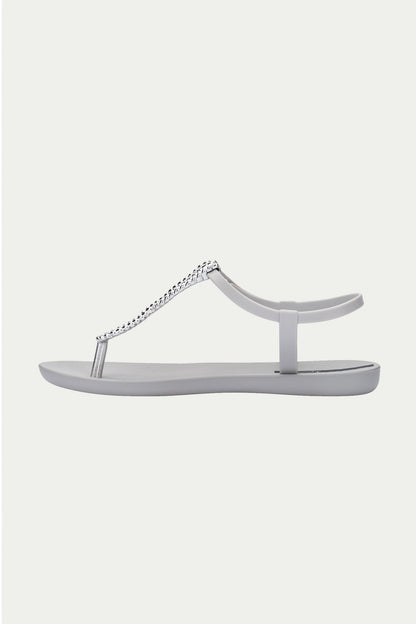 Trina Turk Ipanema Class Twist Sandal - Grey