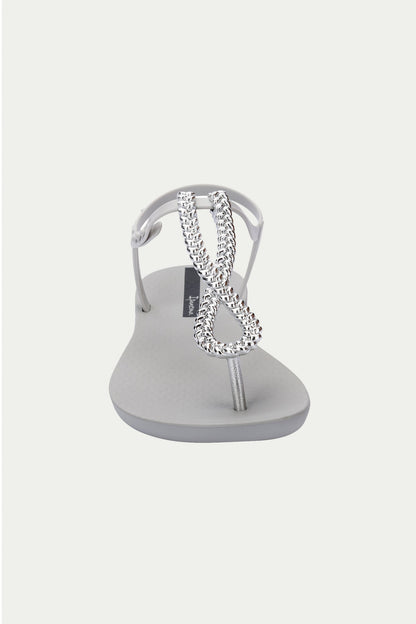 Trina Turk Ipanema Class Twist Sandal - Grey