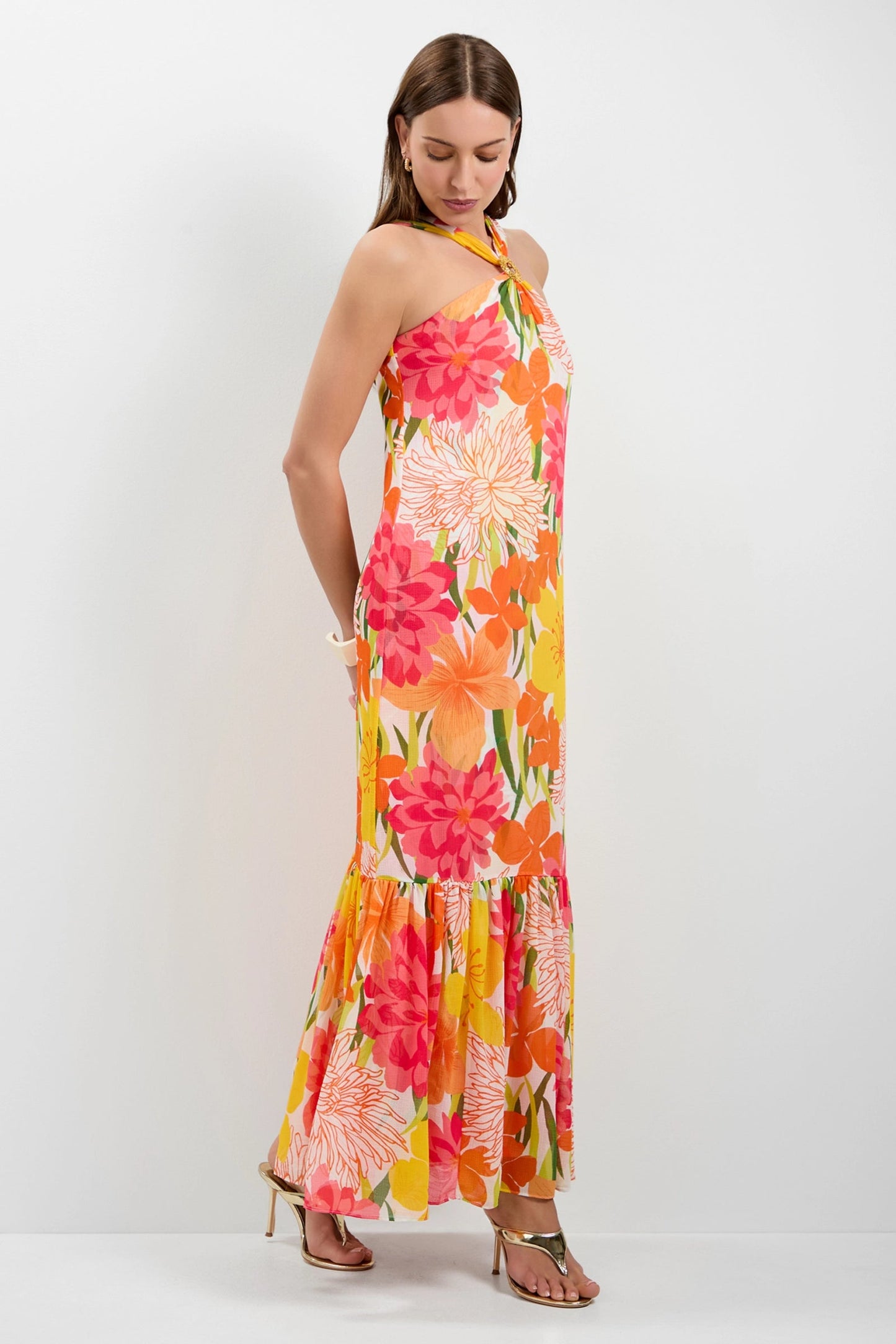 Trina Turk Navigli Sleeveless Maxi Dress