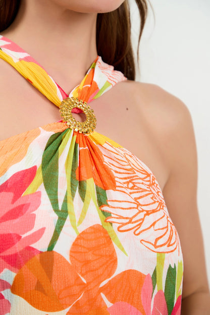 Trina Turk Navigli Sleeveless Maxi Dress