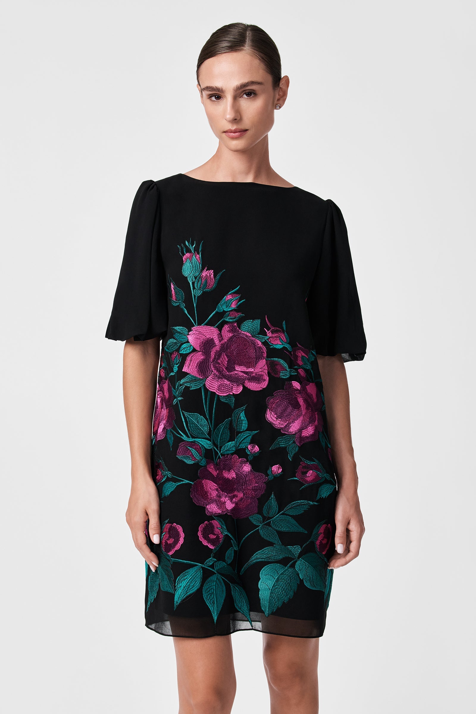 Trina Turk Luv Embroidered Mini Dress