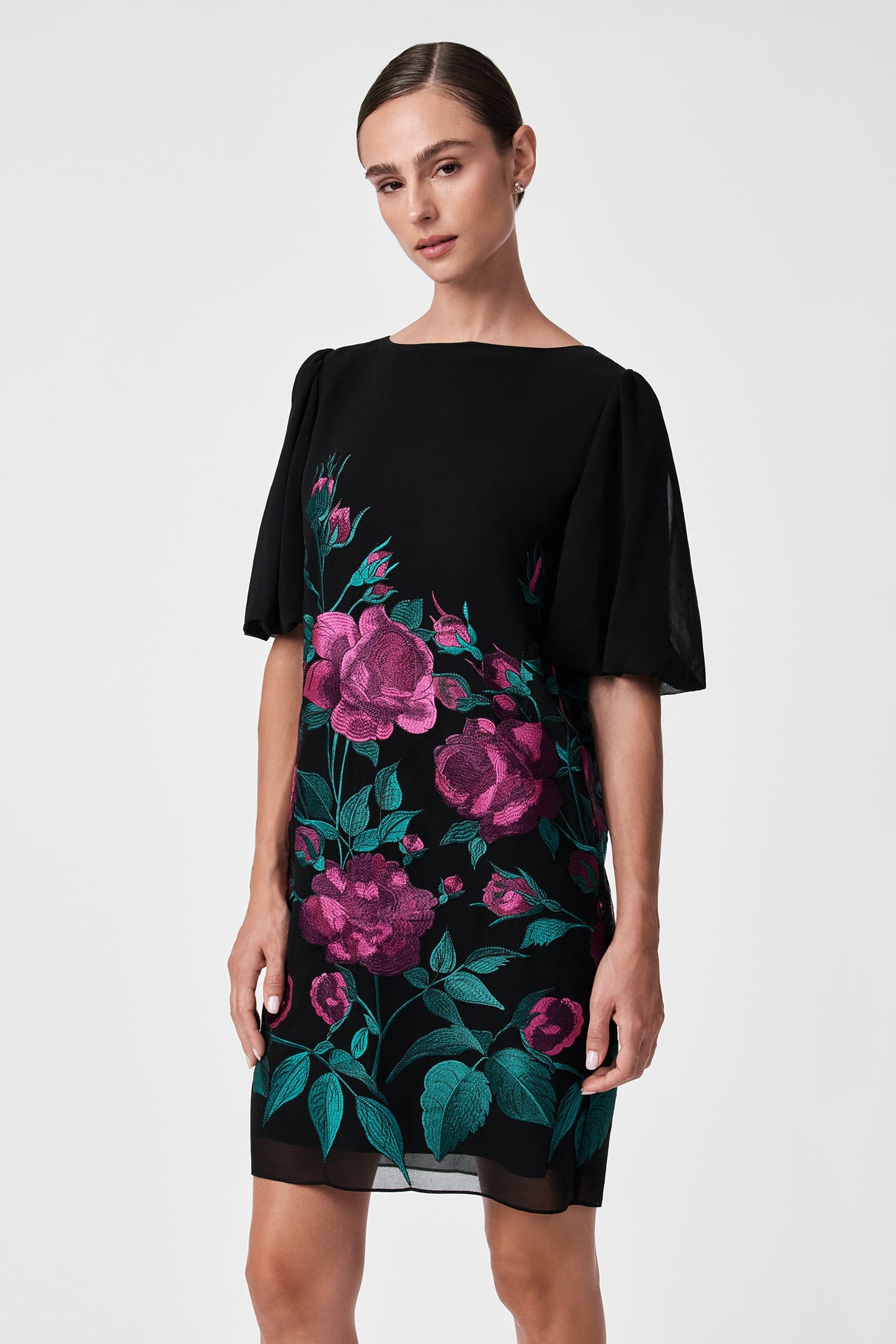 Trina Turk Luv Embroidered Mini Dress