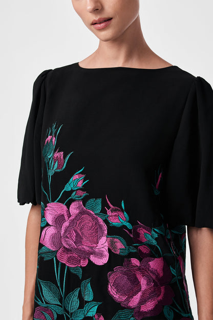 Trina Turk Luv Embroidered Mini Dress