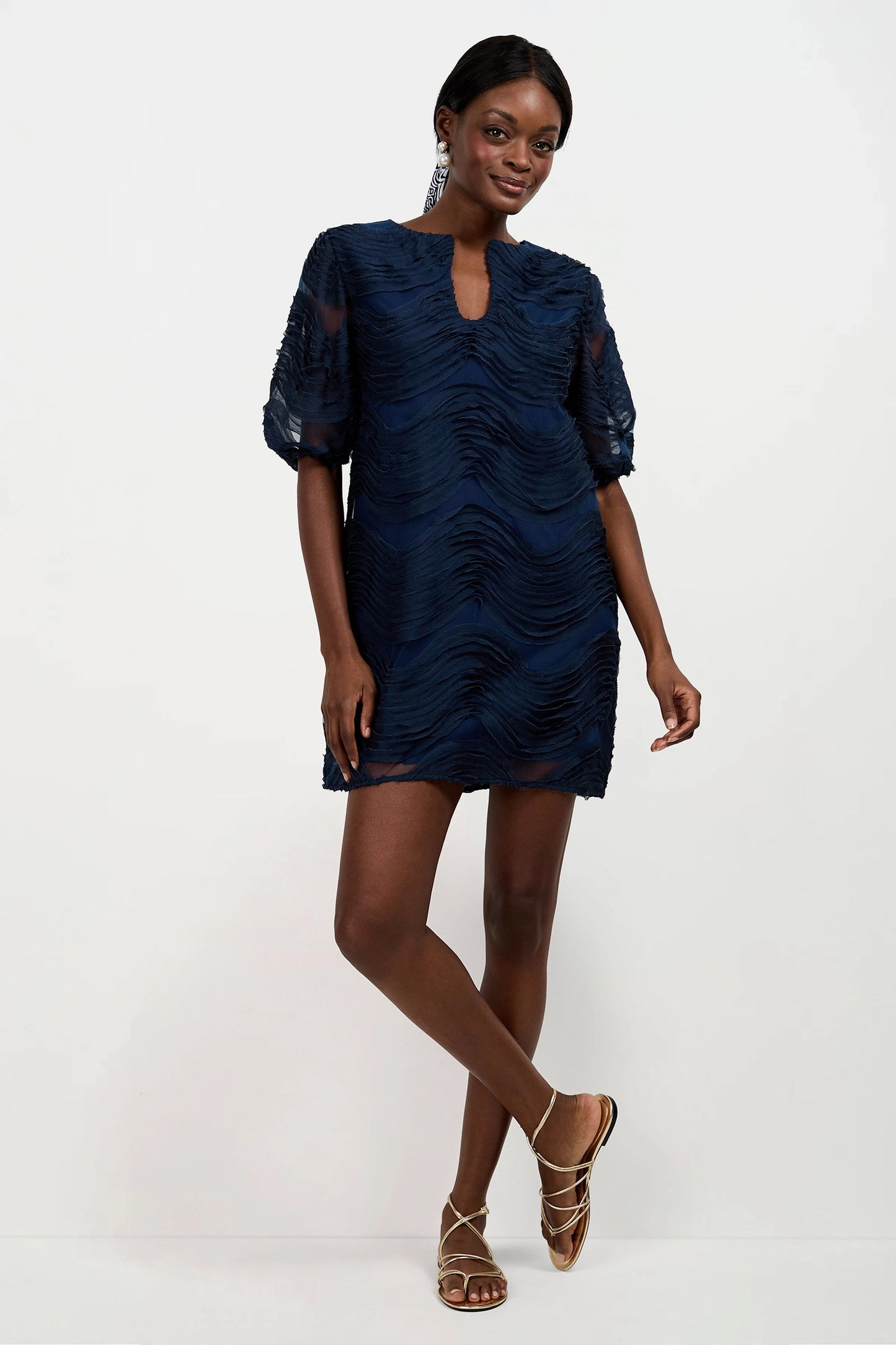 Trina Turk Torchino Organza Mini Dress