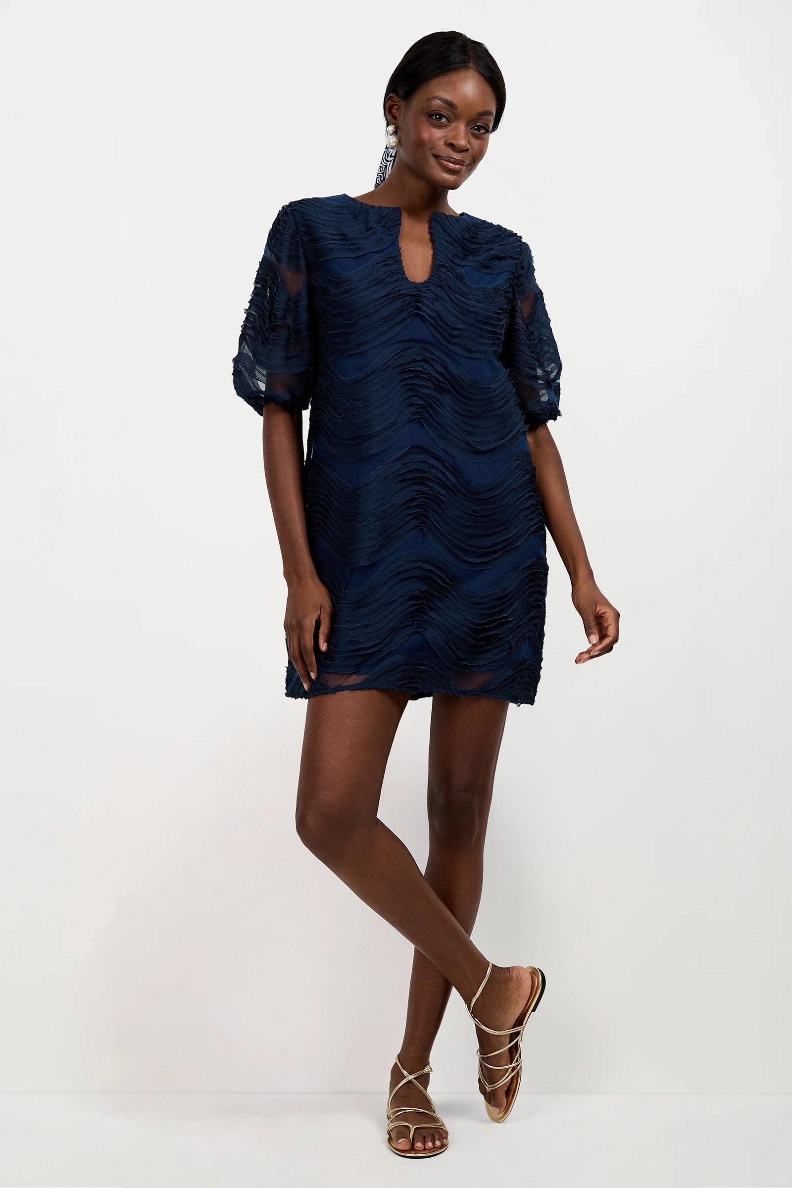 Trina Turk Torchino Organza Mini Dress
