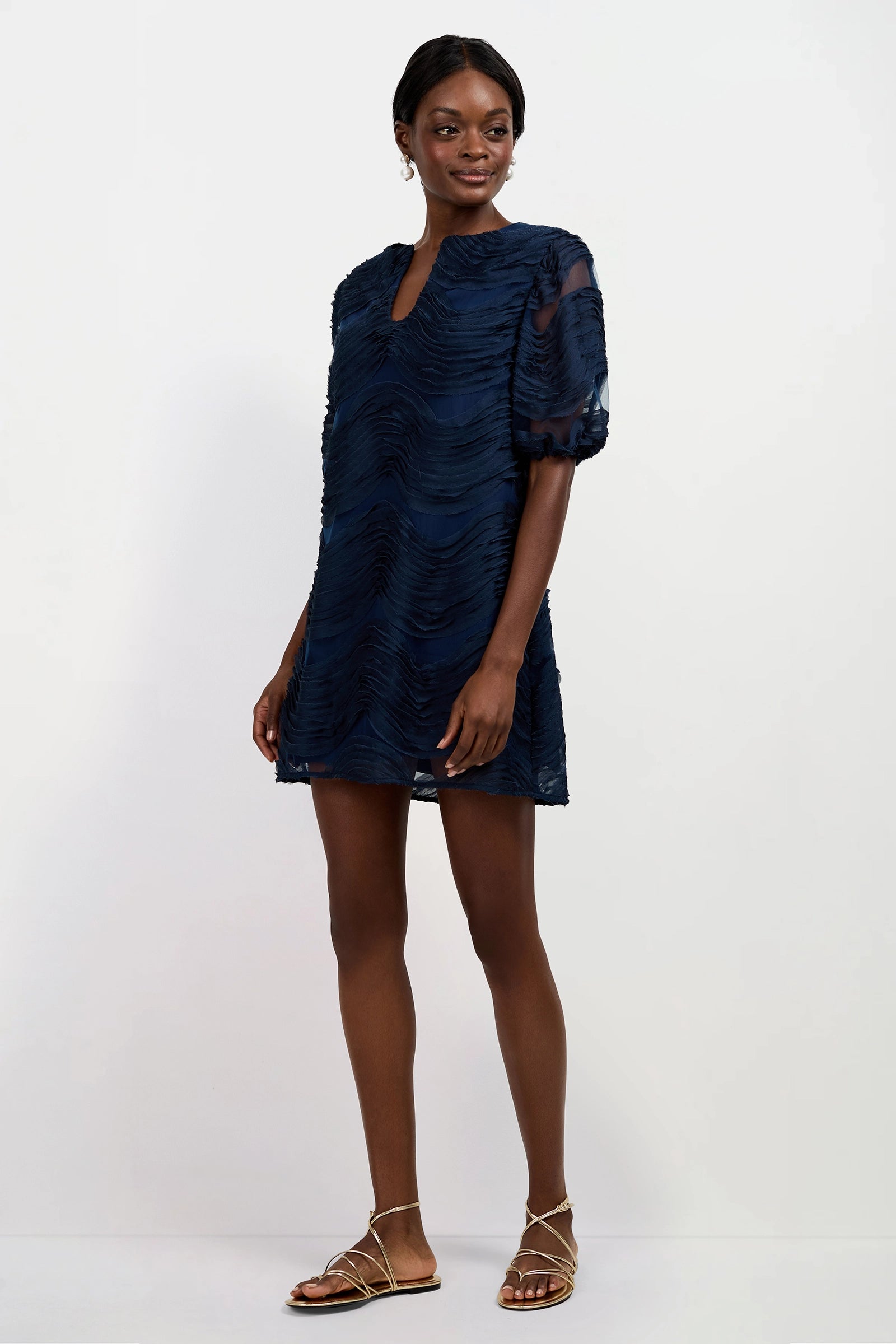 Trina Turk Torchino Organza Mini Dress