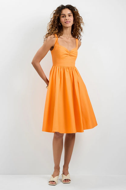 Trina Turk Mirabello Sweetheart Neck Midi Dress